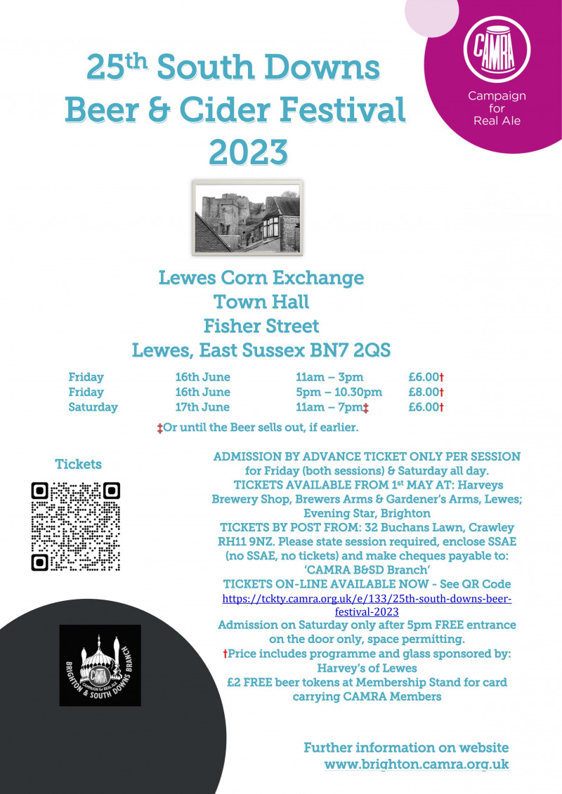 25th South Downs Beer Festival 2023