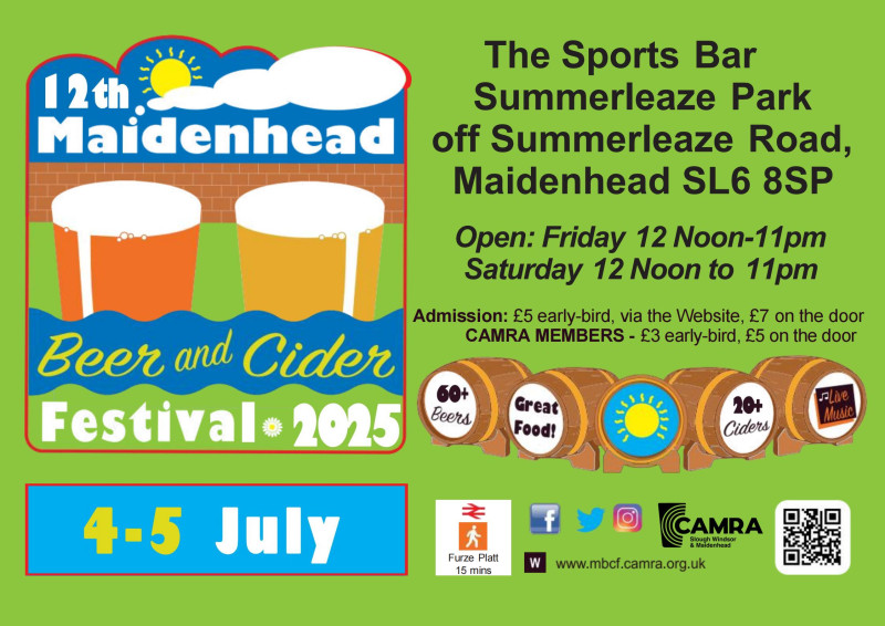 Maidenhead Beer & Cider Festival - 2025