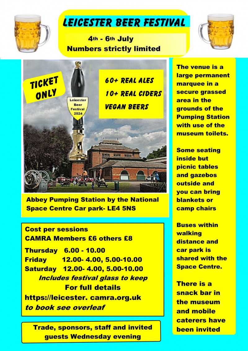 Leicester Camra Beer Festival 2024
