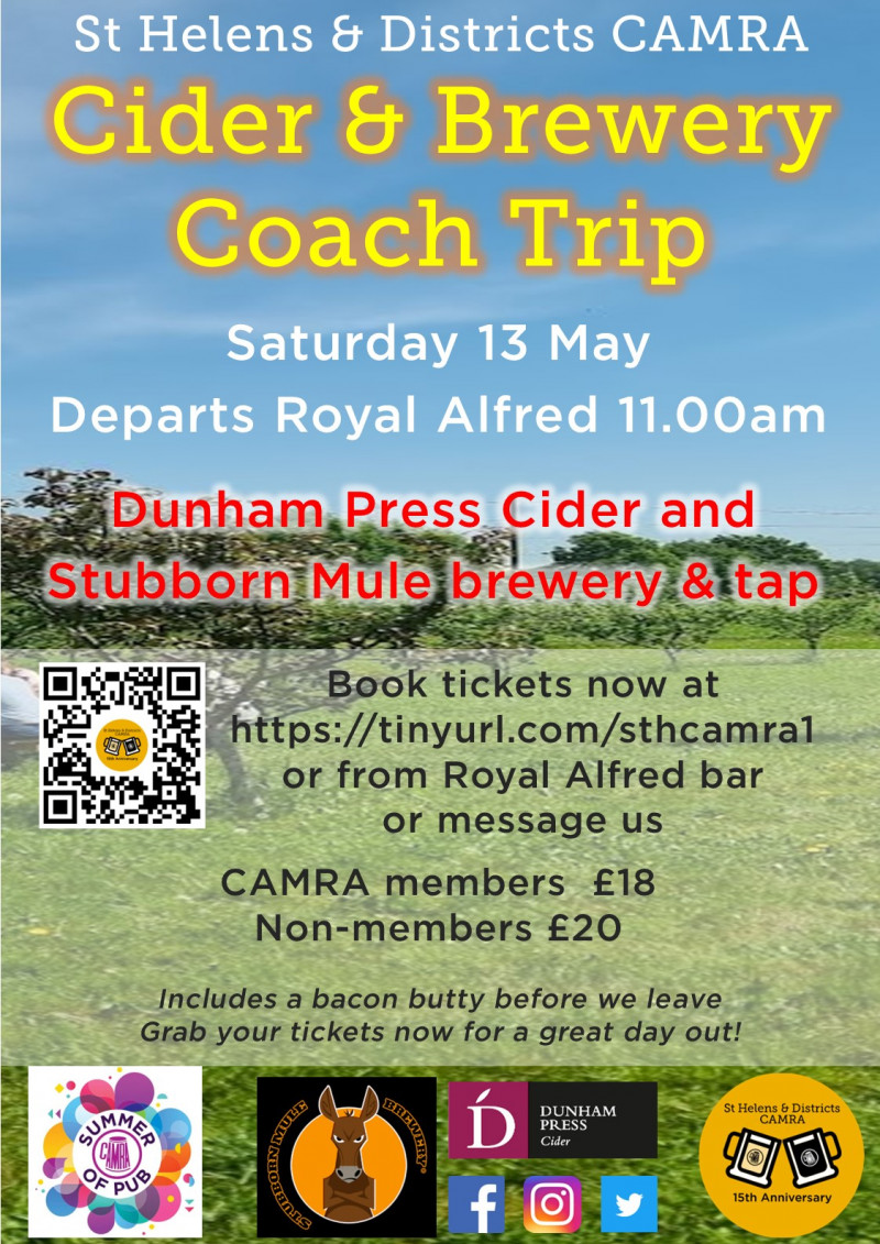 Cider & Brewery Coach Trip