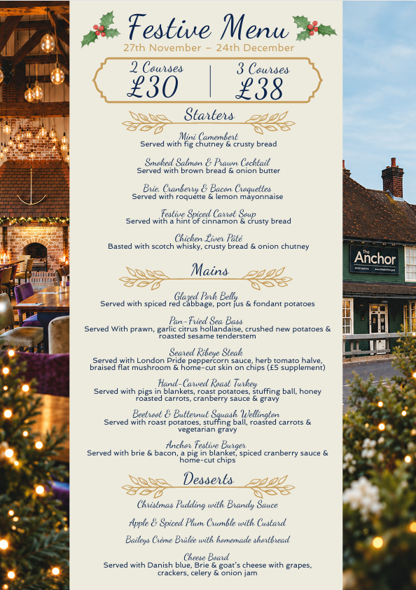 Western Sussex Christmas Lunch