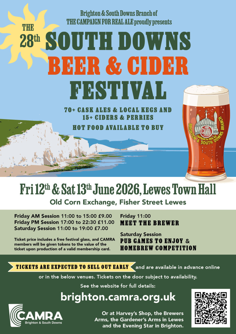 28th South Downs Beer & Cider Festival 2026